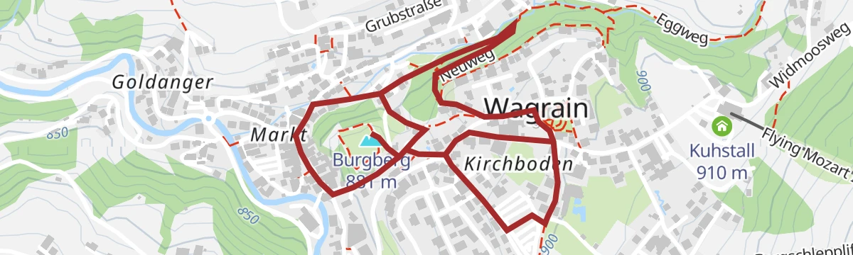 Route map: Kulturspaziergang Wagrain